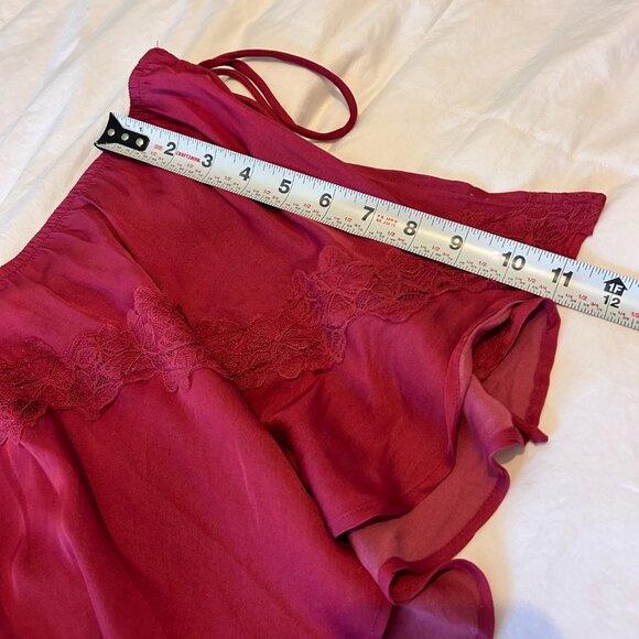 Free People NWT Soft Flutter half slip, Cerise, Med - Picture 6 of 9